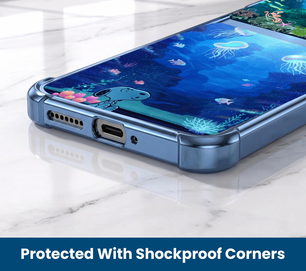 Motorola Edge 60 Pro 5G Mystic Jellyfish Dual-Tone Transparent Airbags Case
