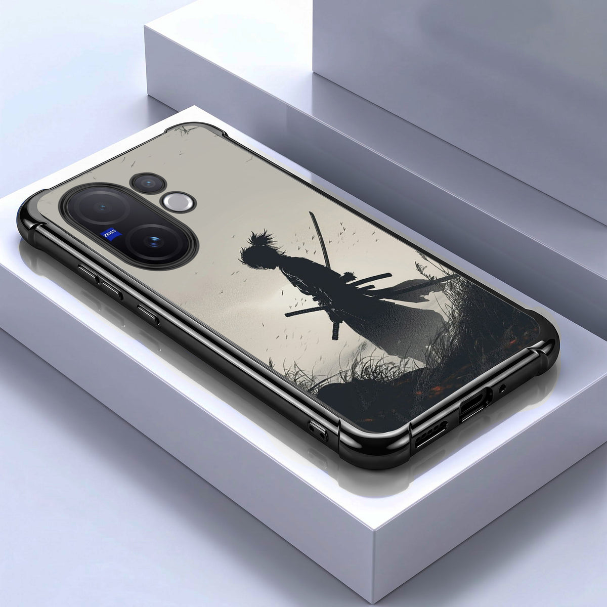Vivo V60 5G Shadow Samurai Airbags Printed Back Case