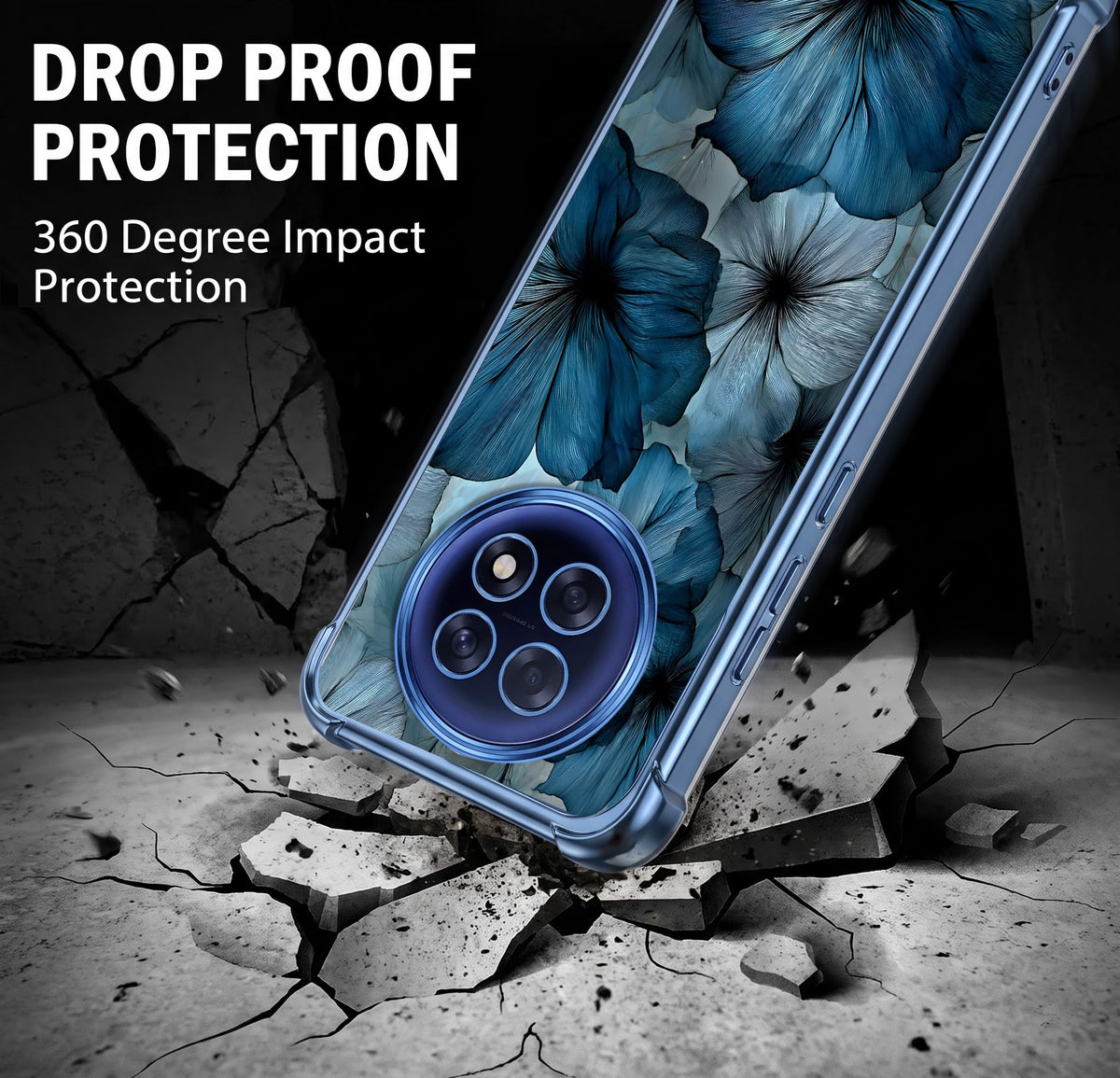 Oppo F31 Pro+ 5G Anemone Floral Airbags Printed Back Case