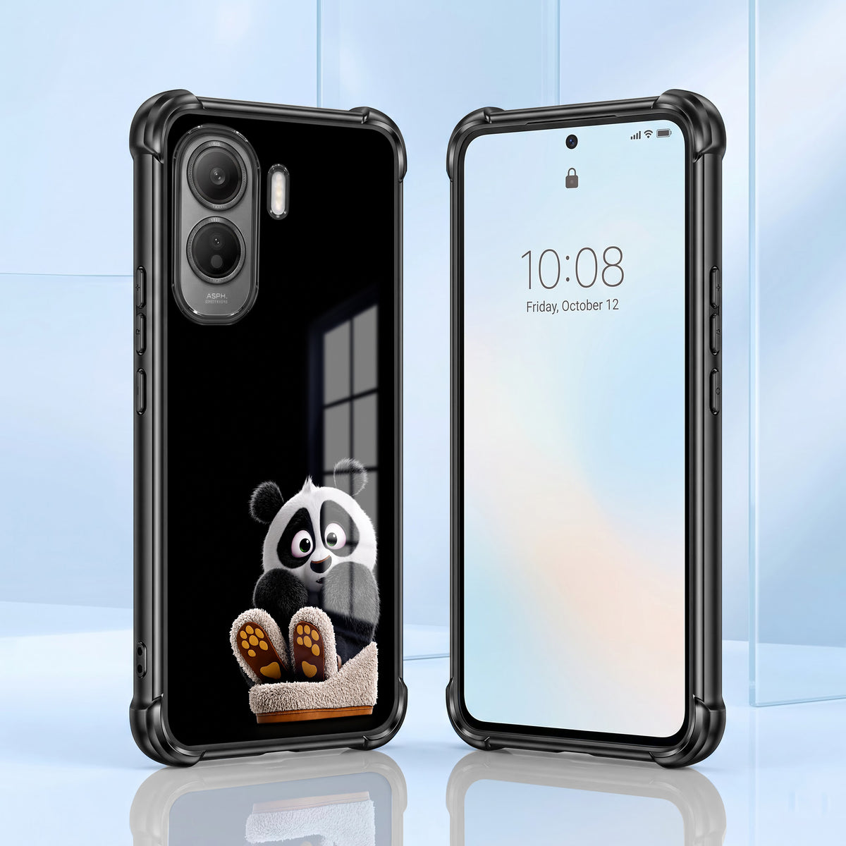 Vivo T5 Pro 5G Cute Panda Airbags Printed Back Case