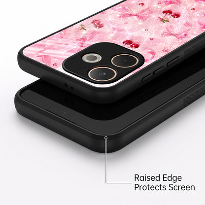 Oppo A5 Pro 5G Pink Cherry Blossom Acrylic Glass Back Case