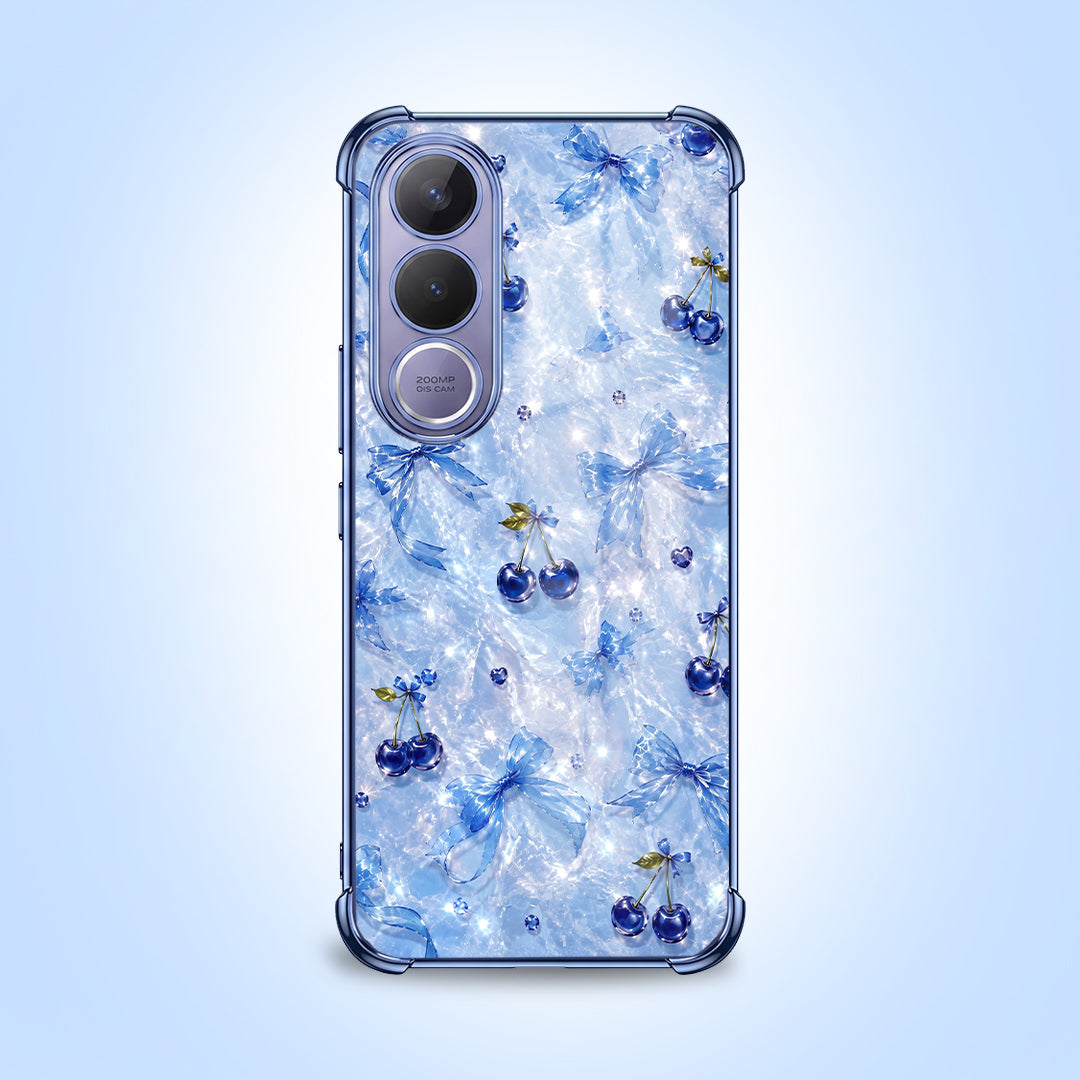 Vivo V70 FE 5G Blue Cherry Airbags Printed Back Case
