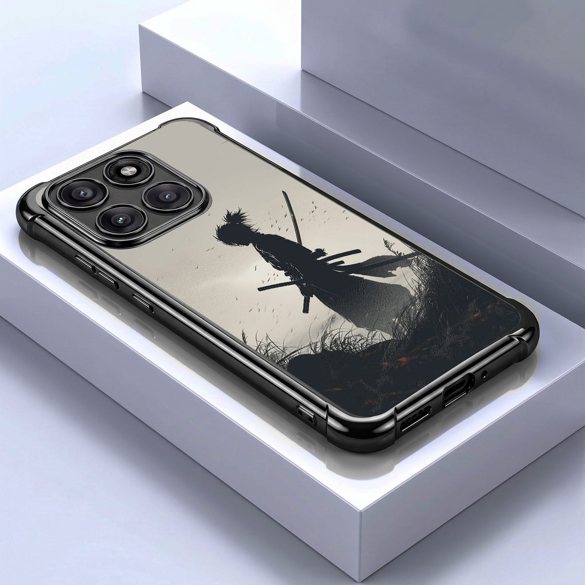Motorola Edge 60 Pro 5G Shadow Samurai Airbags Printed Back Case