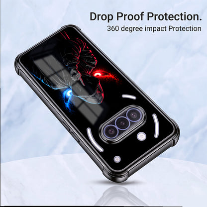 Nothing Phone 3a 5G Hooded Shadow Demon Airbags Printed Back Case