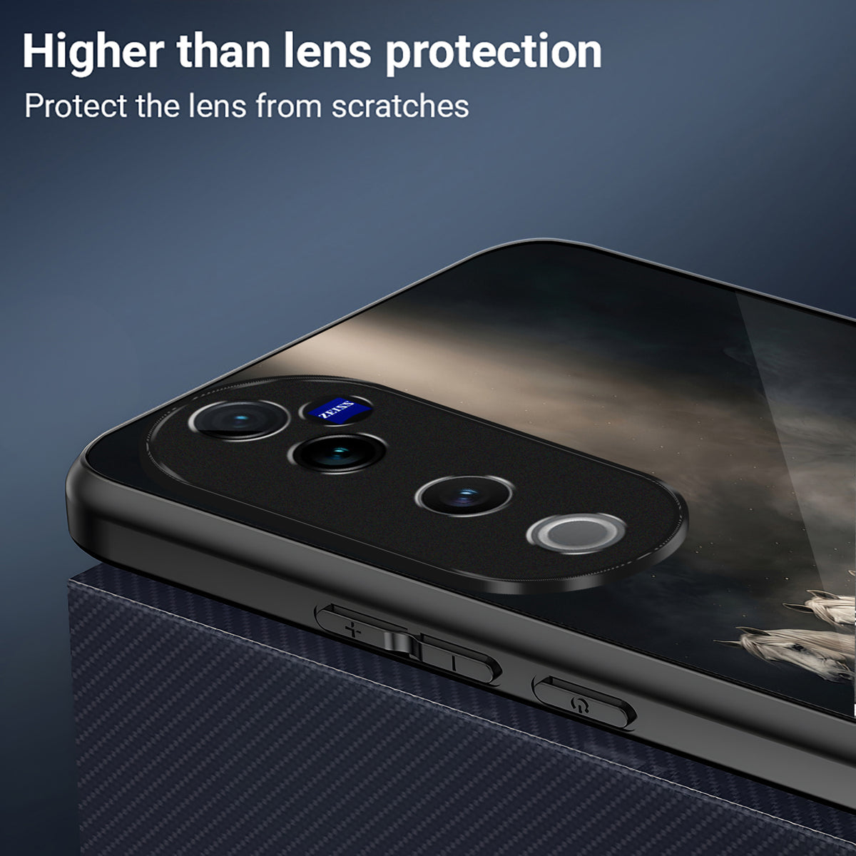 Vivo V40 Pro 5G Running Horses Acrylic Glass Back Case