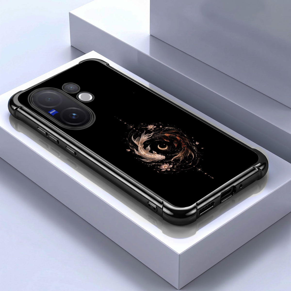 Vivo V60 5G Celestial Koi Airbags Printed Back Case