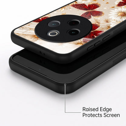 Vivo T4 5G Butterfly Floral Acrylic Glass Back Case