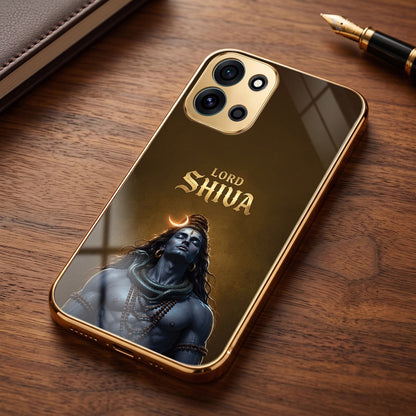 OnePlus Nord 6 5G Lord Shiva Gold Electroplated Glass Phone Back Case