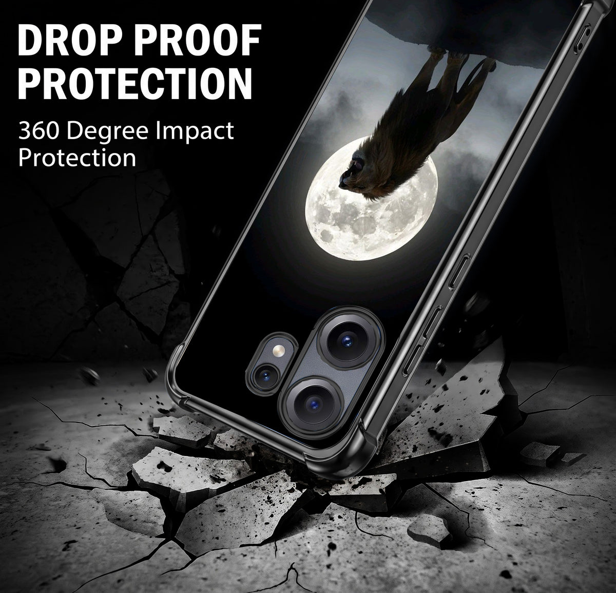 Nothing Phone 2 Pro 5G Lunar Wolf Airbags Printed Back Case