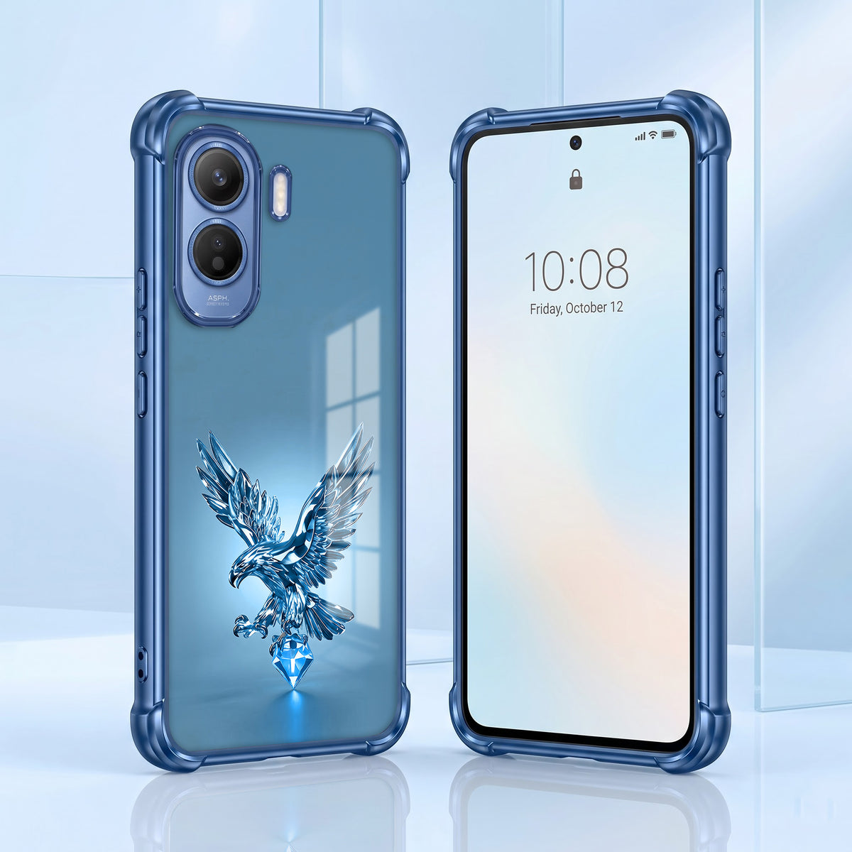 Vivo T5 Pro 5G Blue Eagle Airbags Printed Back Case