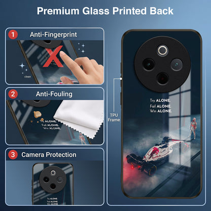 Vivo T4 5G Win Alone F1 Racing Acrylic Glass Back Case