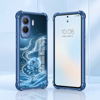 Vivo T5 Pro 5G Blue Rose Airbags Printed Back Case