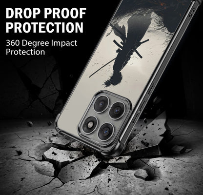 Motorola Edge 60 Pro 5G Shadow Samurai Airbags Printed Back Case