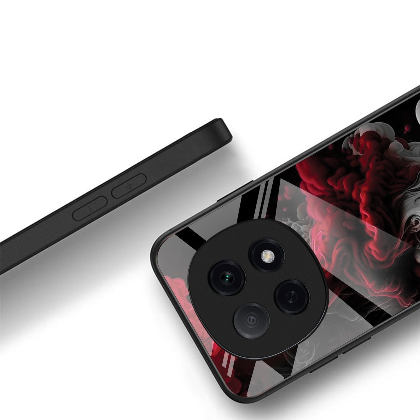 OPPO F29 Pro 5G Premium Acrylic Shockproof Glass Back Case (Infernal Drift)