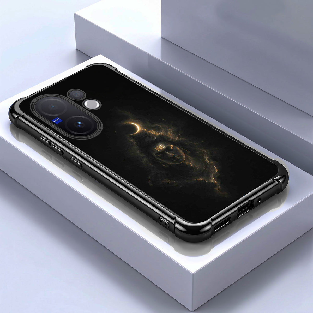 Vivo V60 5G Divine Mahadev Airbags Printed Back Case