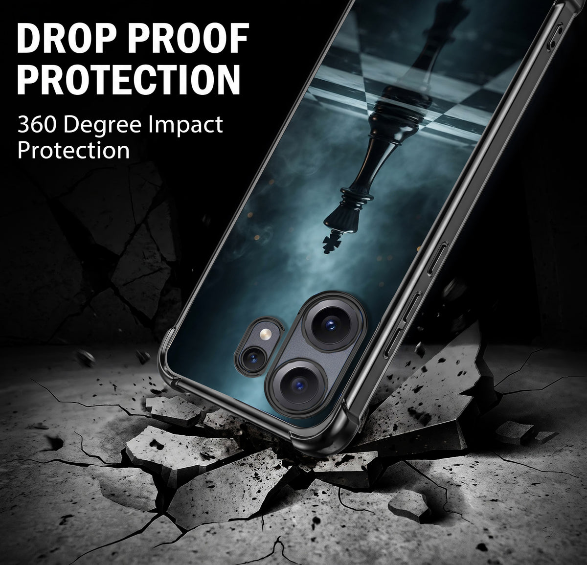 Nothing Phone 2 Pro 5G Checkmate Airbags Printed Back Case