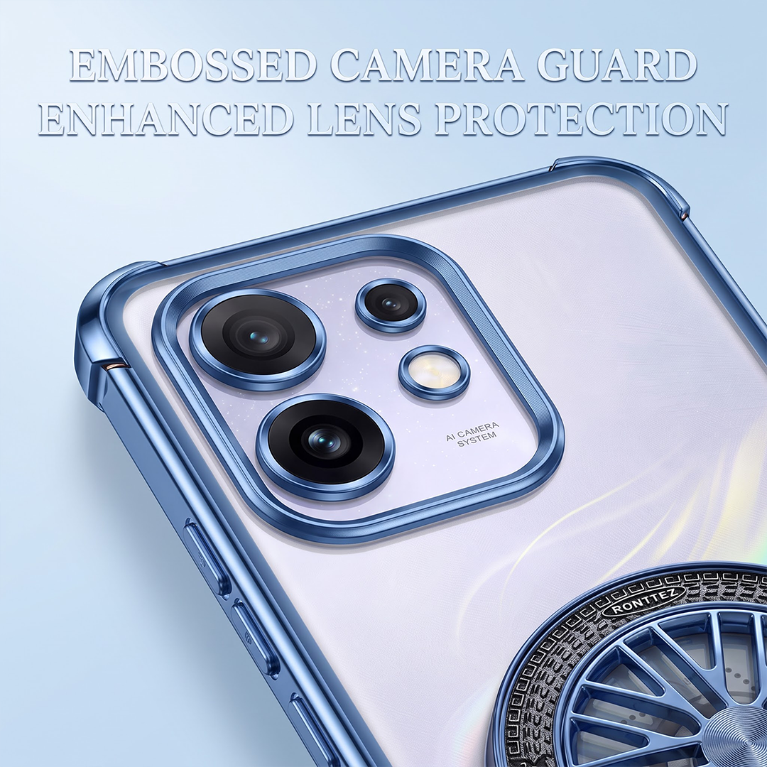 Oppo Reno 16 5G Premium Stress Buster Wheel Rotating Shockproof Airbags Case