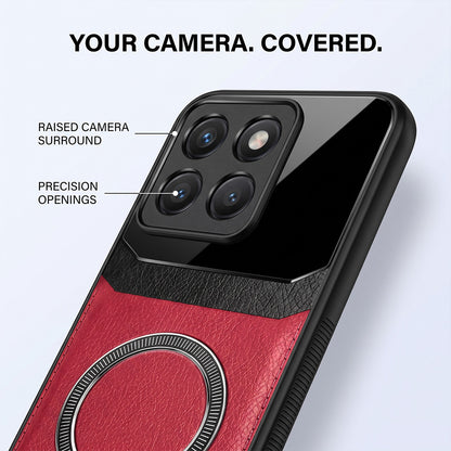 Motorola Edge 70 5G Premium Magsafe Magnetic Leather Lens Protective Case