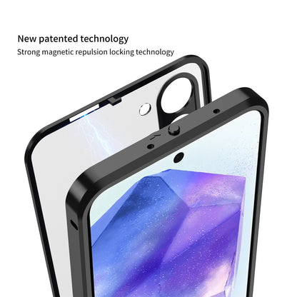 Samsung Galaxy S23 5G Aluminium Metal Bumper Shield Transparent Back Case