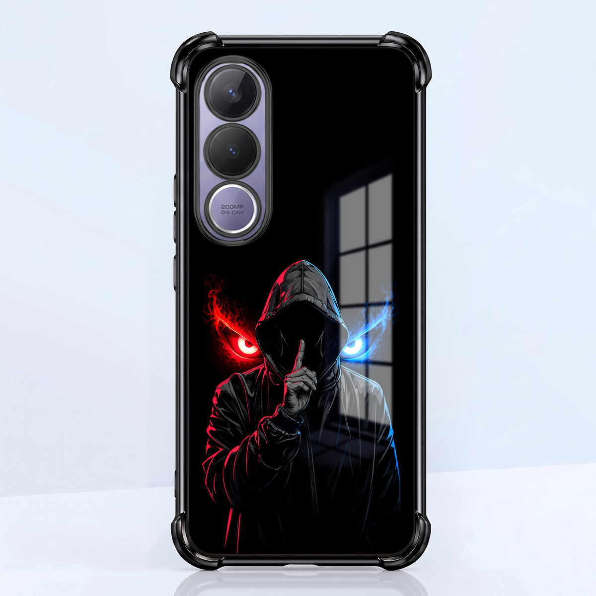 Vivo V70 FE 5G Hooded Shadow Demon Airbags Printed Back Case