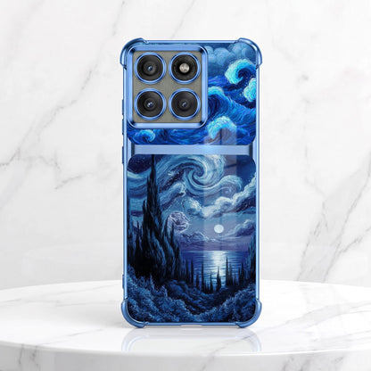 Motorola Edge 60 Pro 5G Midnight Ocean Dual-Tone Transparent Airbags Case