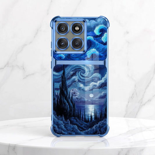 Motorola Edge 60 Pro 5G Midnight Ocean Dual-Tone Transparent Airbags Case