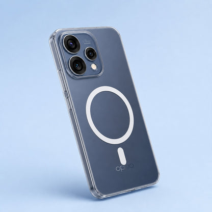 Oppo Reno 15 5G Clear Anti-Yellow MagSafe Protective Case