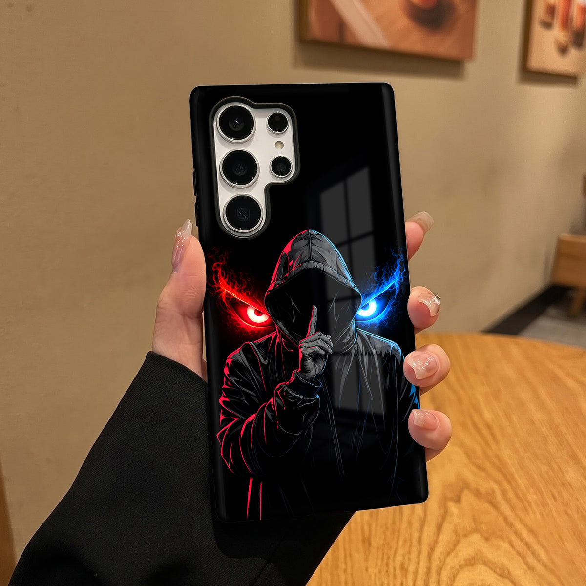 Samsung Galaxy S25 Ultra 5G Hooded Shadow Demon Protective Case