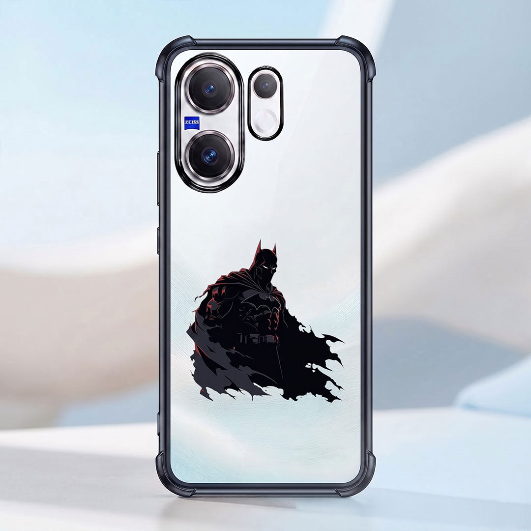 Vivo X200 FE 5G Premium 3D Spot UV Batman Sticker Shockproof Airbags Case