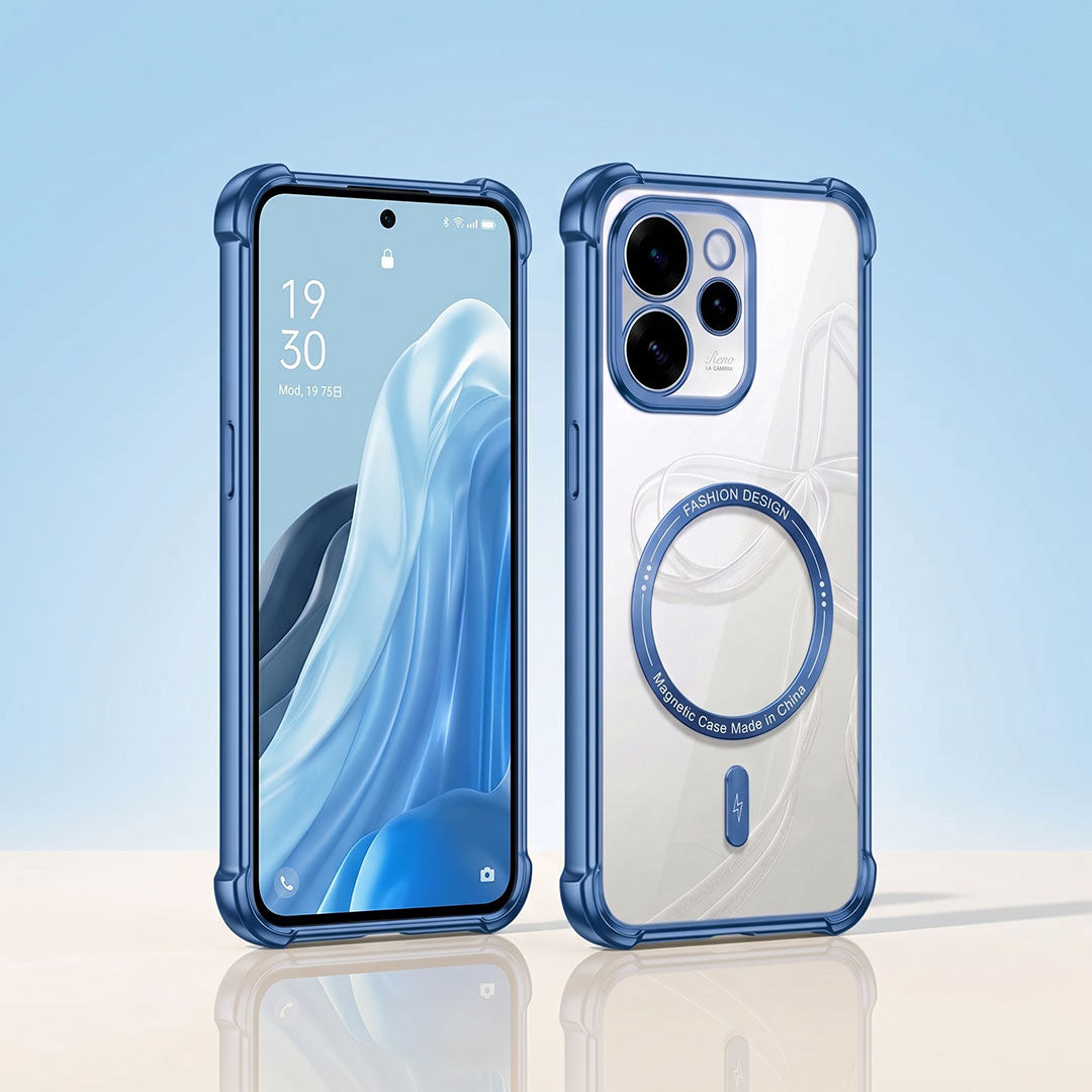 Oppo Reno 15 Pro Mini 5G Premium Magnetic MagSafe Shockproof Airbag Case (2.O)