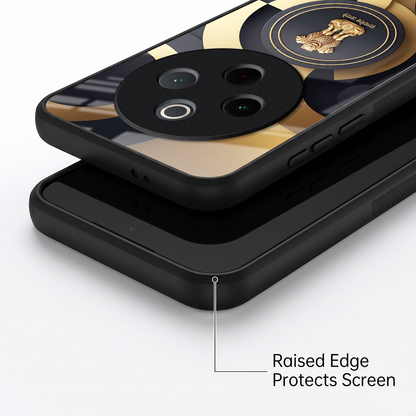 Vivo T4 5G Royal Emblem Acrylic Glass Back Case