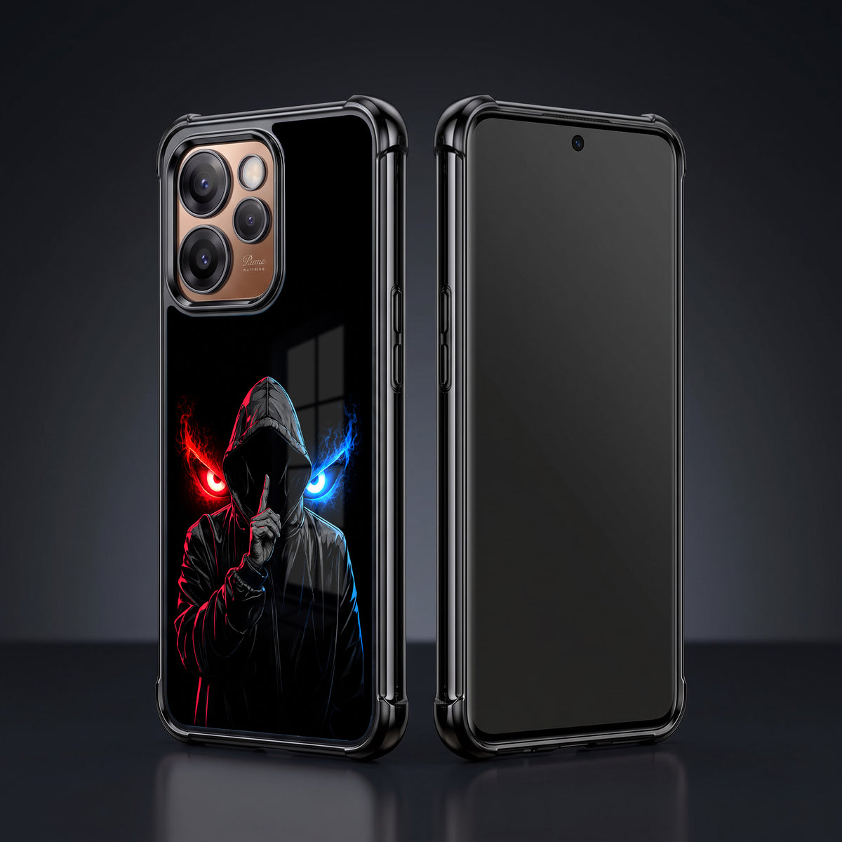 Oppo Reno 15 Pro Mini 5G Hooded Shadow Demon Airbags Printed Back Case