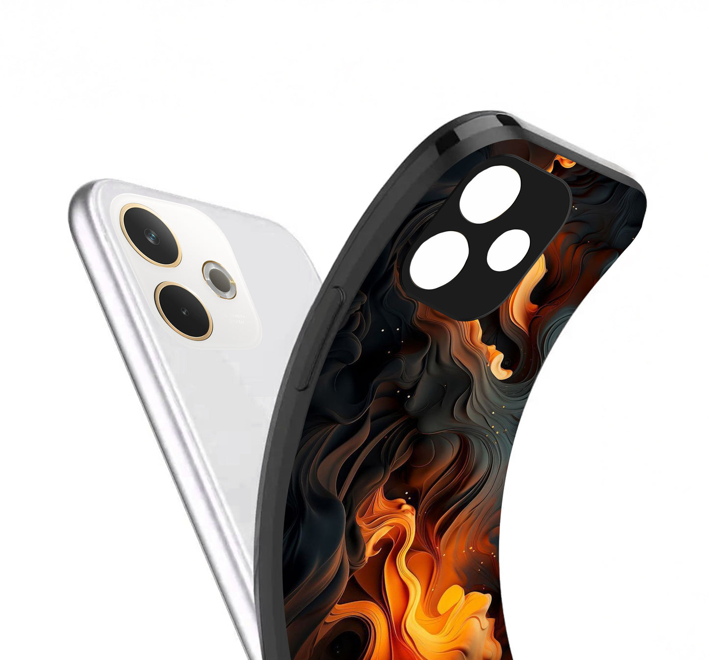 Oppo A5 Pro 5G Premium Acrylic Shockproof Glass Back Case (PyraFlux)