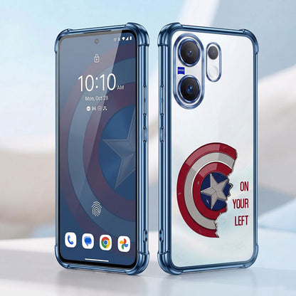 Vivo X200 FE 5G Premium 3D Spot UV Shield Sticker Shockproof Airbags Case