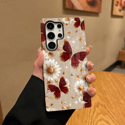 Samsung Galaxy S24 Ultra 5G Butterfly Floral Protective Case