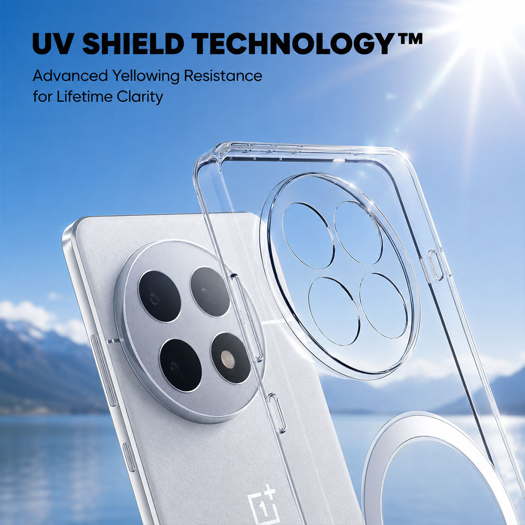 Oneplus 13 5G Clear Anti-Yellow MagSafe Protective Case