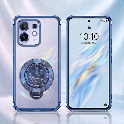 Oppo Reno 16 5G Premium Billion Wheel Rotating Shockproof Airbags Case