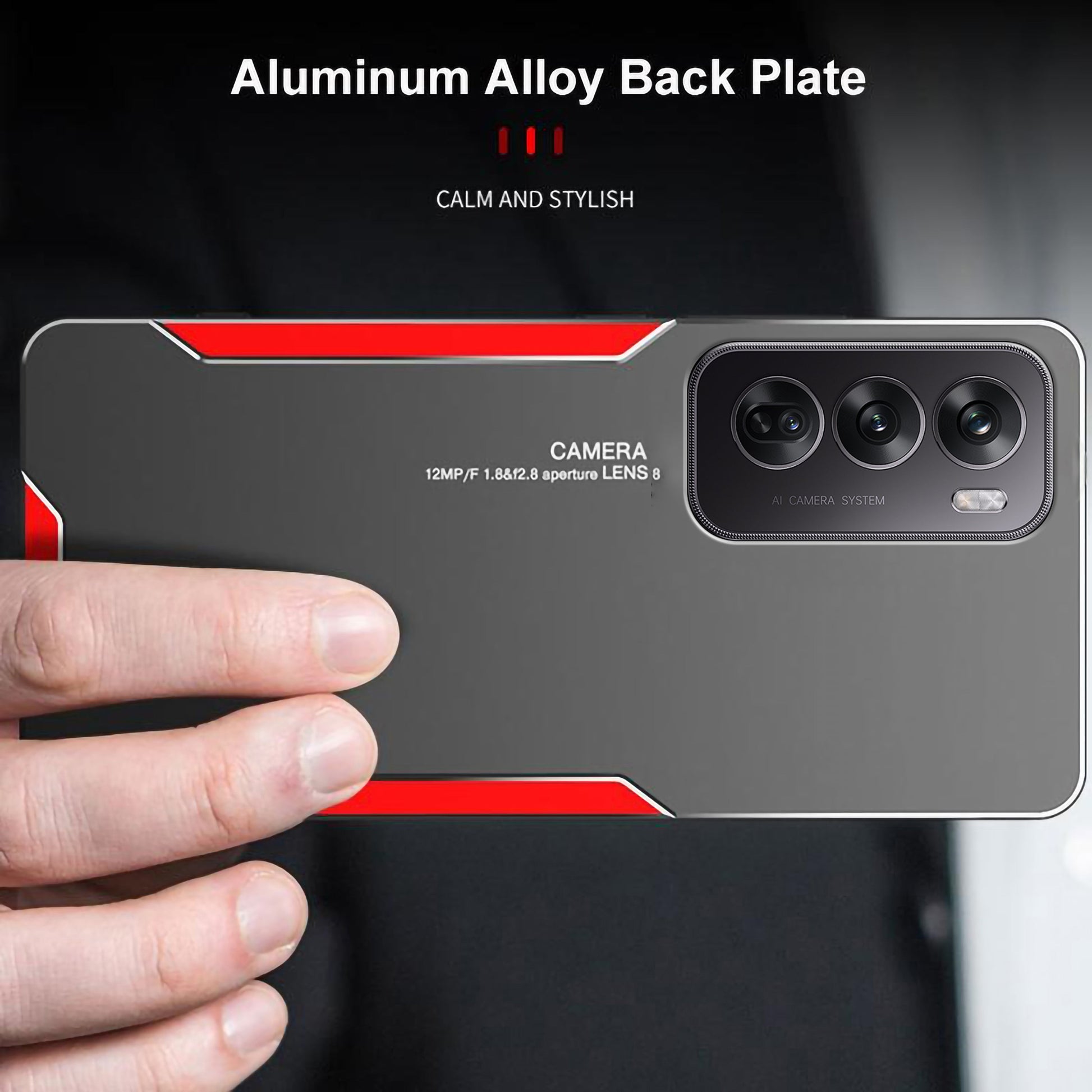 Oppo Reno 12 Pro 5G Luxury Aluminum Metal Frame Protective Cover