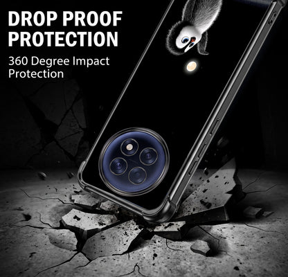 Oppo F31 Pro+ 5G Moonlight Penguin Airbags Printed Back Case