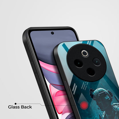 Vivo T4 5G Premium Acrylic Shockproof Glass Back Case (Soldier Case)