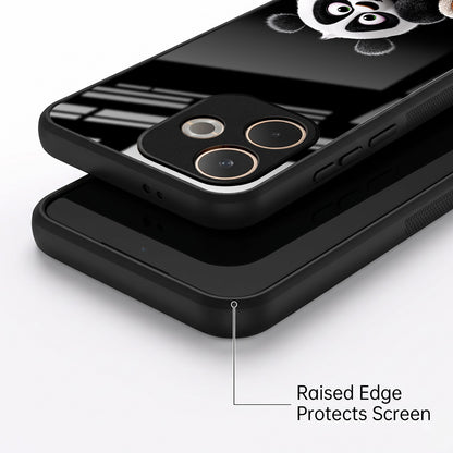 Oppo A5 Pro 5G Cute Panda Acrylic Glass Back Case