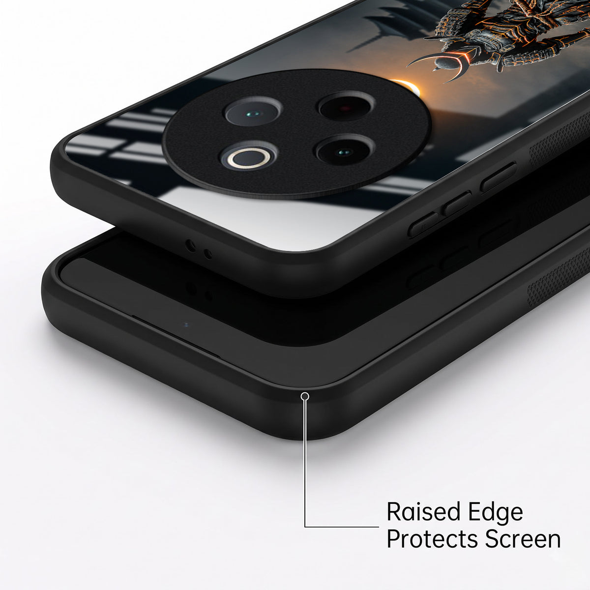 Vivo T4 5G Samurai Warrior Acrylic Glass Back Case