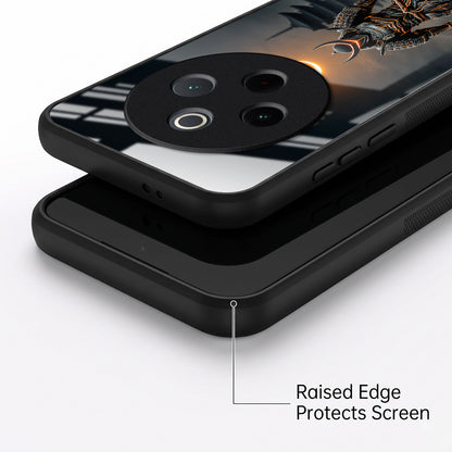 Vivo T4 5G Samurai Warrior Acrylic Glass Back Case