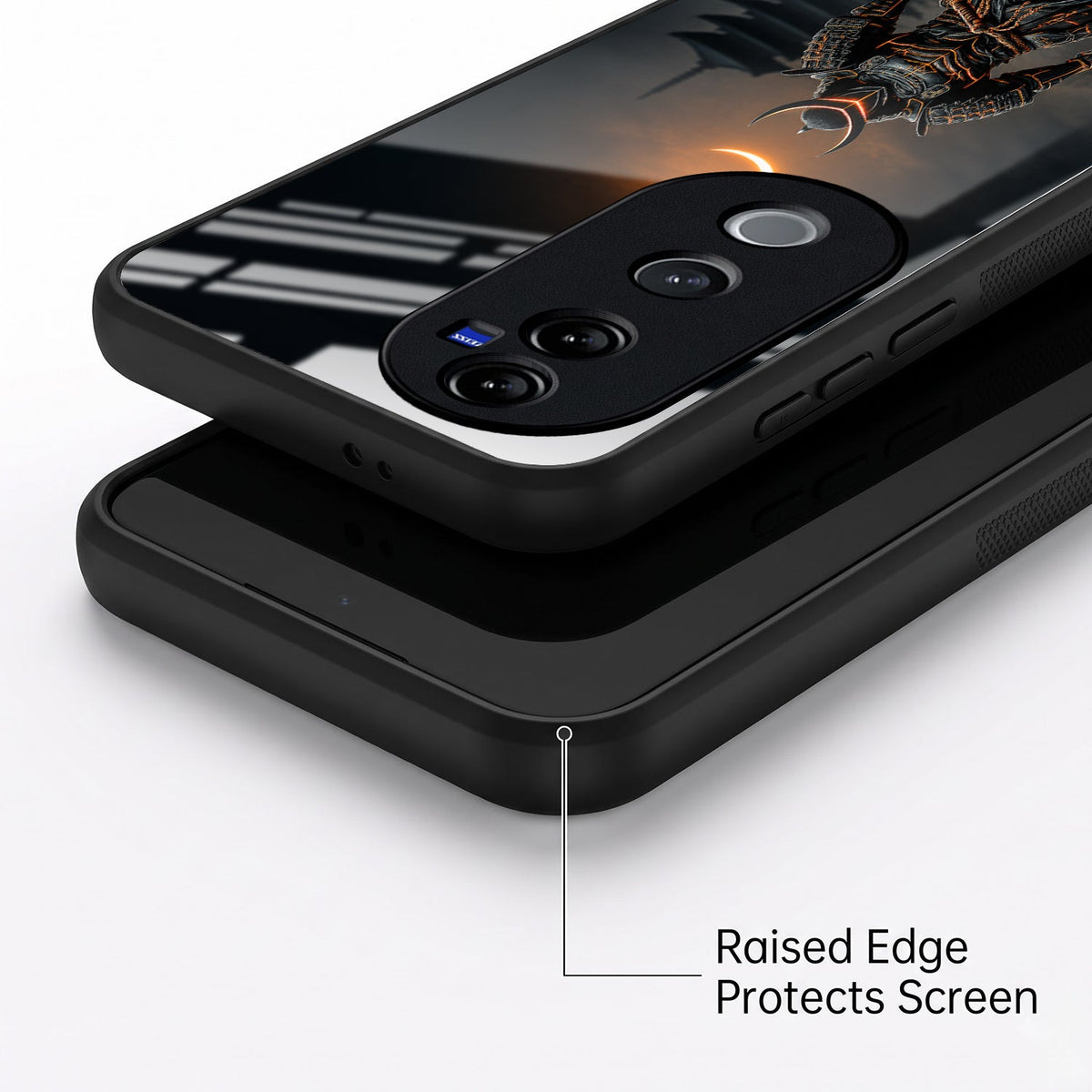 Vivo V40 Pro 5G Samurai Warrior Acrylic Glass Back Case