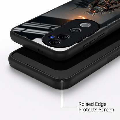 Vivo V40 Pro 5G Samurai Warrior Acrylic Glass Back Case