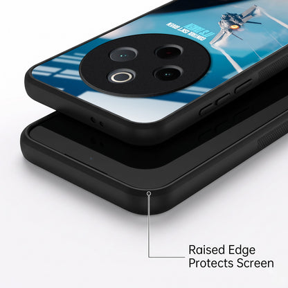Vivo T4 5G Fighter Jet Control Acrylic Glass Back Case