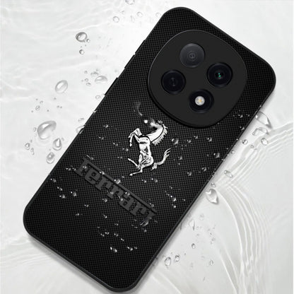 OPPO F29 Pro 5G Premium Acrylic Shockproof Glass Back Case (Ferrari Carbon Fiber)