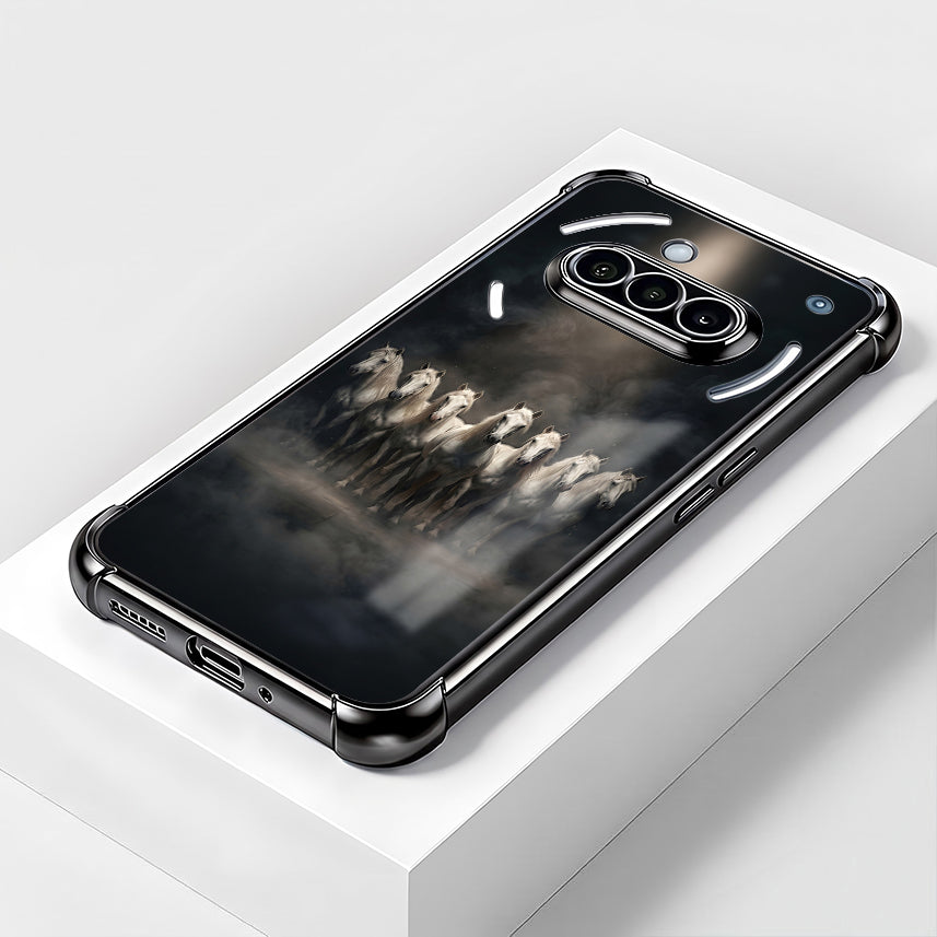 Nothing Phone 3a 5G Running Horses Airbags Printed Back Case