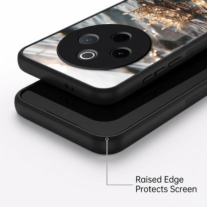 Vivo T4 5G Golden Crown Ocean Acrylic Glass Back Case