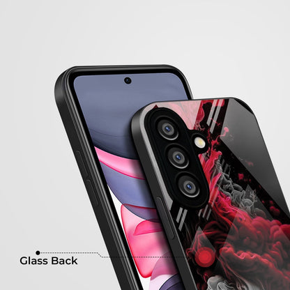 Samsung Galaxy A56 Premium Acrylic Shockproof Glass Back Case (Infernal Drift)